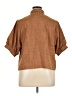 Unbranded 100% Polyester Brown Short Sleeve Blouse Size XL - photo 2