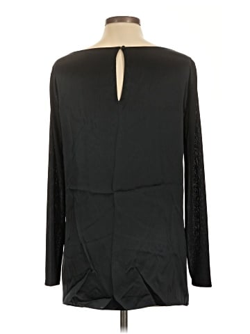 Club Monaco Long Sleeve Silk Top (view 2)