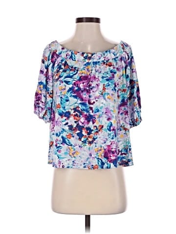 Loveappella Short Sleeve Blouse (view 1)