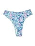 Unbranded Floral Blue Swimsuit Bottoms Size S - photo 1