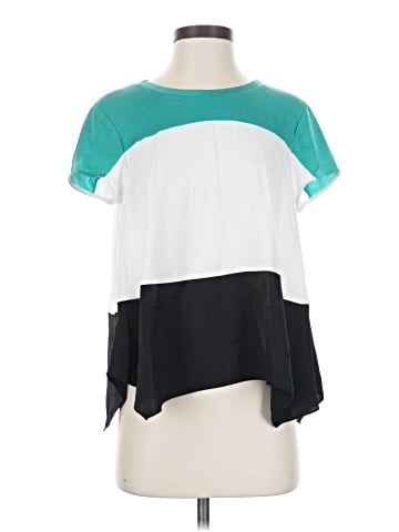 BCBGMAXAZRIA Short Sleeve Top (view 1)