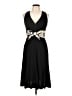 Kay Unger Graphic Black Cocktail Dress Size 10 - photo 1