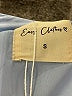 Easy Clothes Solid Blue Casual Dress Size S - photo 7