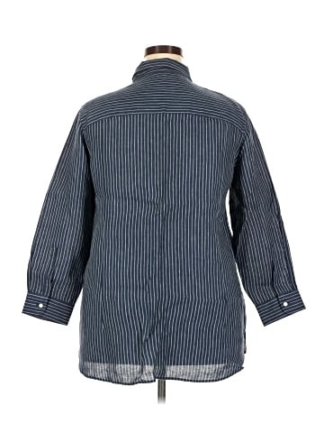 L.L.Bean 3/4 Sleeve Button-Down Shirt (view 2)