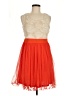 A'reve 100% Polyester Hearts Orange Cocktail Dress Size M - photo 1