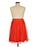 A'reve 100% Polyester Hearts Orange Cocktail Dress Size M - photo 2
