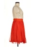 A'reve 100% Polyester Hearts Orange Cocktail Dress Size M - photo 4