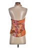 Tulle Orange Sleeveless Blouse Size S - photo 2