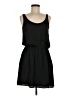 Michael Stars 100% Polyester Solid Black Casual Dress Size Med (1) - photo 1