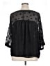 Rose + Olive Black 3/4 Sleeve Blouse Size XL - photo 2