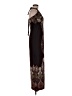 Snap Paisley Brown Casual Dress Size M - photo 4