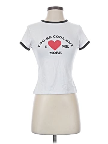 Charlotte Russe Short Sleeve T-Shirt (view 1)