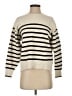 Uniqlo 100% Cotton Stripes Ivory Pullover Sweater Size XS - photo 1