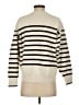 Uniqlo 100% Cotton Stripes Ivory Pullover Sweater Size XS - photo 2