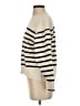 Uniqlo 100% Cotton Stripes Ivory Pullover Sweater Size XS - photo 5