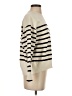 Uniqlo 100% Cotton Stripes Ivory Pullover Sweater Size XS - photo 4