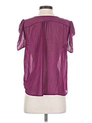 Buttons Short Sleeve Blouse (view 2)