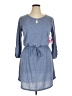Bobbie Brooks Blue Casual Dress Size XL - photo 1