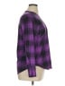 Unbranded 100% Polyester Purple Long Sleeve Blouse Size XL - photo 4