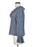 CeCe Blue Long Sleeve Blouse Size XS - photo 5