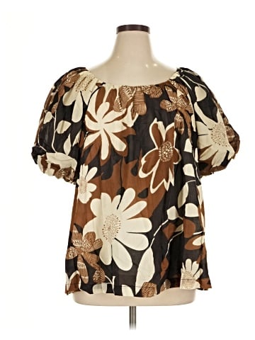 Umgee Short Sleeve Blouse (view 1)