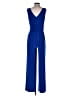 Pappagallo Solid Blue Jumpsuit Size S - photo 2