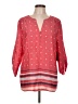 Kim Rogers Red 3/4 Sleeve Blouse Size L - photo 1
