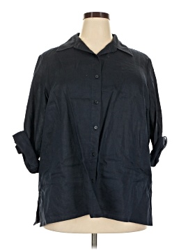 Jones New York 3/4 Sleeve Button Down Shirt