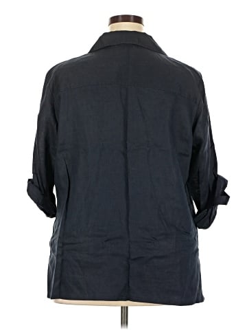 Jones New York 3/4 Sleeve Button-Down Shirt (view 2)