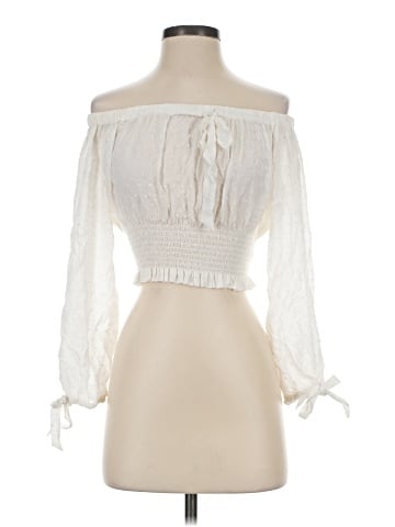 Blue Life 3/4 Sleeve Blouse (view 1)
