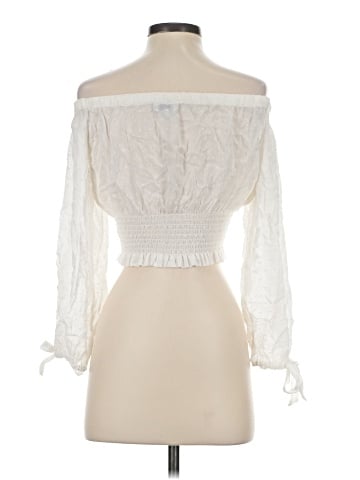 Blue Life 3/4 Sleeve Blouse (view 2)