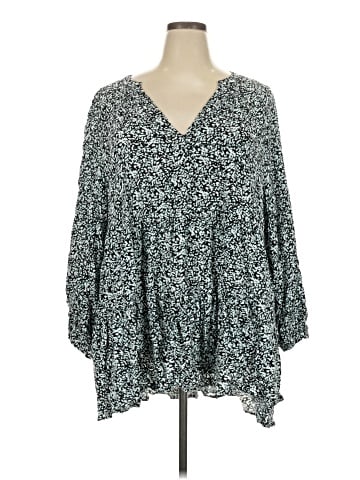 Ellos 3/4 Sleeve Blouse (view 1)