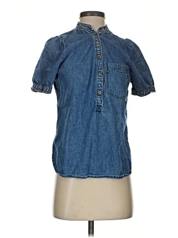 Pilcro Short Sleeve Button-Down Shirt (view 1)