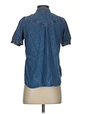 Pilcro Short Sleeve Button-Down Shirt (view 2)