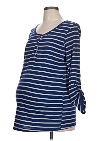 Oh Baby By Motherhood Long Sleeve Henley (view 1)