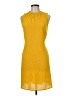 Unbranded 100% Polyester Solid Yellow Casual Dress Size 6 - photo 1
