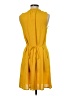 Unbranded 100% Polyester Solid Yellow Casual Dress Size 6 - photo 2