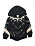 Marvel Black Zip Up Hoodie Size 3T - photo 1