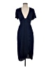 Express 100% Polyester Blue Cocktail Dress Size 4 - photo 1