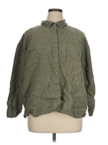 Parachute Long Sleeve Button-Down Shirt (view 1)