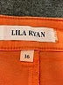 Lila Ryan Solid Orange Shorts Size 16 - photo 3