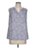 Papermoon Blue Sleeveless Blouse Size L - photo 1