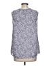Papermoon Blue Sleeveless Blouse Size L - photo 2