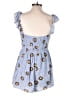 Urban Outfitters 100% Viscose Hearts Floral Blue Romper Size L - photo 2