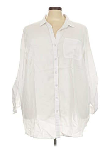 Velvet Heart 3/4 Sleeve Button-Down Shirt (view 1)