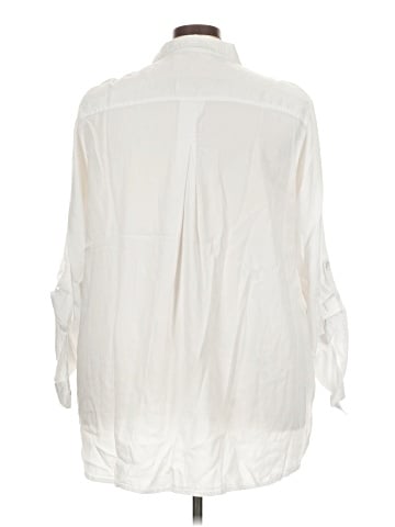 Velvet Heart 3/4 Sleeve Button-Down Shirt (view 2)