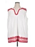Talbots 100% Cotton White Sleeveless Blouse Size 2X - photo 1