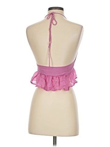 Blue Blush Sleeveless Blouse (view 2)