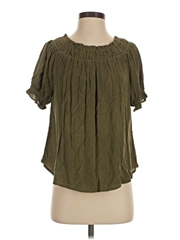 Harlowe & Graham Short Sleeve Blouse (view 1)