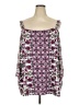 Avenue Purple 3/4 Sleeve Blouse Size 26 - 28 Plus - photo 1